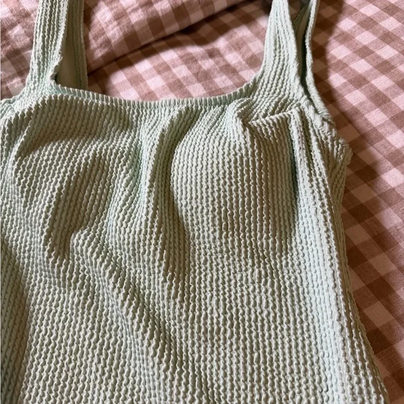 H&M Light Green Textured swimsuit - Picture 2 of 3
